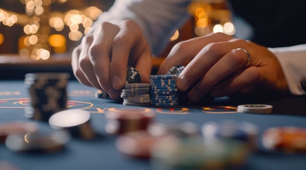 Sic Bo table layout on kicau4d login Live Sic Bo table with three dice and betting layout